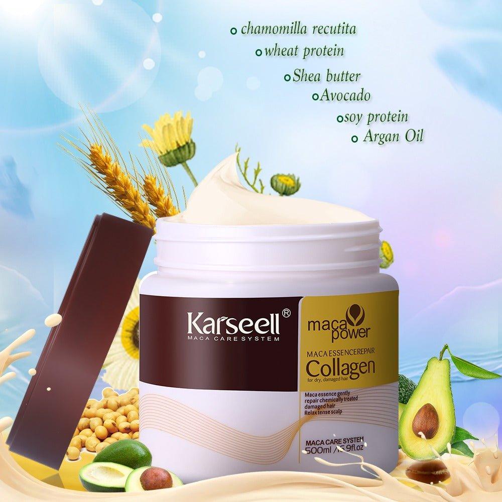 Karseell Collagen Maca Hair Treatment Deep Repair - Nibquality