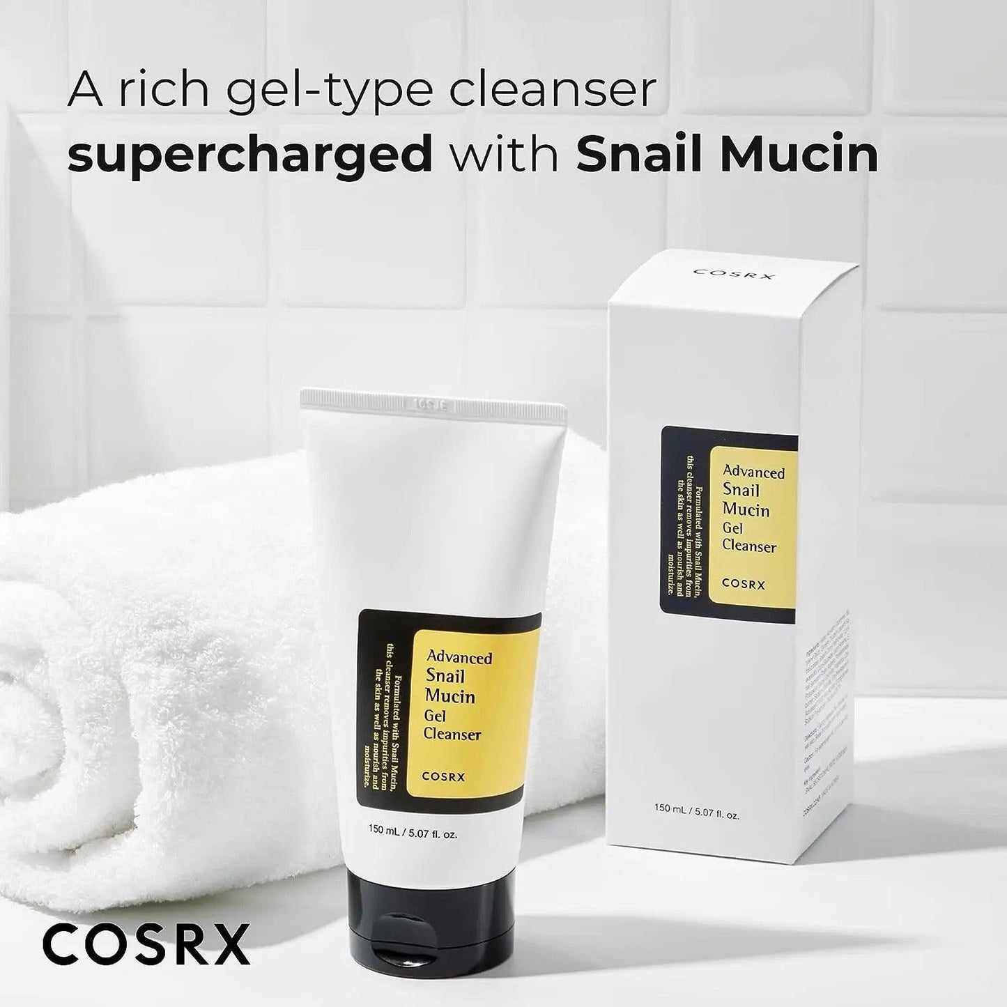 Snail Mucin Gel Cleanser 150ml - Nibquality